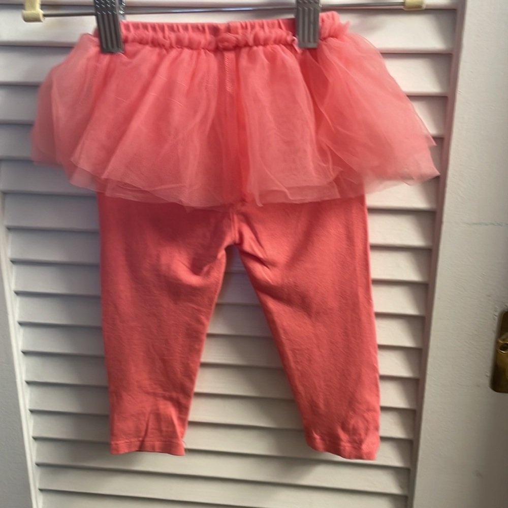 Petit Lem Size 12M Tutu Pants & Matching Shirt Set.EUC-See pics some tulle pulls - Picture 7 of 10